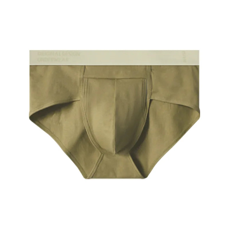 Men's Cotton Briefs High Quality Comfortable Underpants Breathable Soft Underwear Male Large Size U Bulge Pouch Panties Cueca