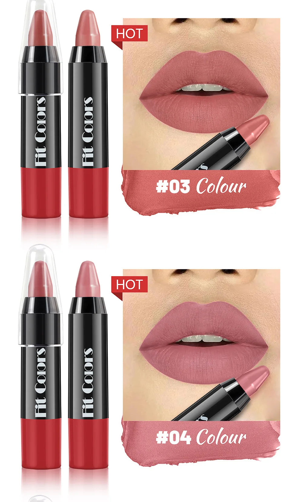Matte Brown Lip Liner Pencil Lip Outline Contouring Lasting Waterproof Lipstick Crayon Pigments Moisturizing Lip Balm Cosmetics