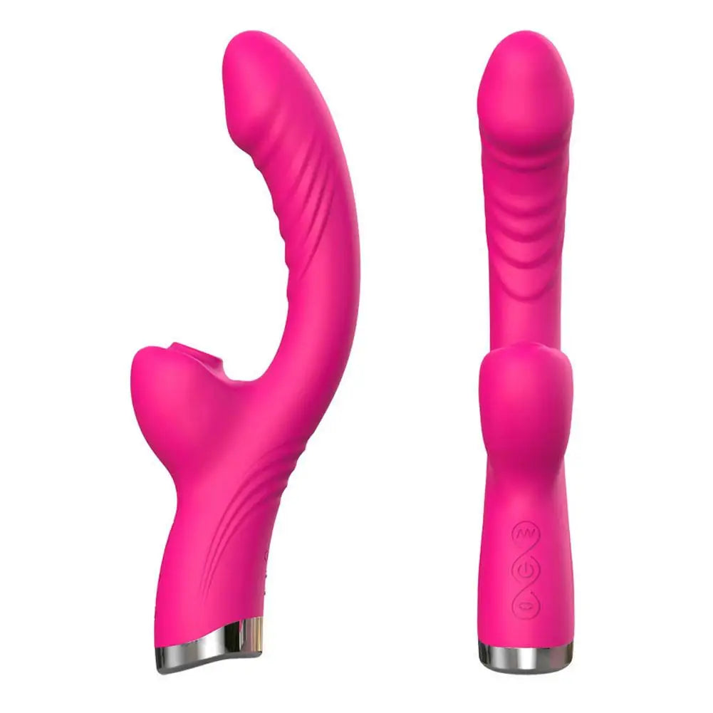 Vibrator For Women 2 In 1 Licking Machine Female G Spot Clitoral Stimulator Vibro Masturbator Goods Adult Women Sex Toys 18+
