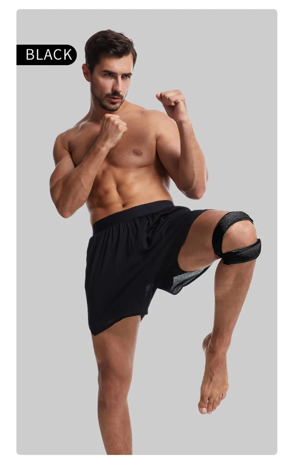 1/2Pcs Adjustable Sports Kneepad Double Patellar Knee Patella Tendon Support Strap Brace Pad ProtectorOpen Knee Wrap Strap Band