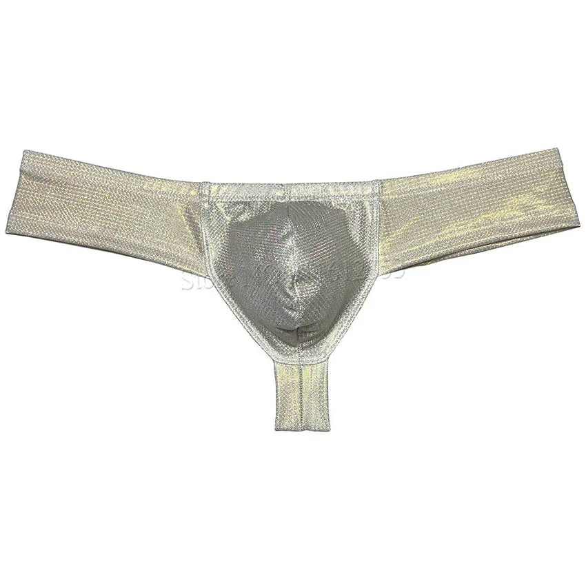 Sexy Men's Soft Wet Look Underwear Pouch Enhancing Underpants Hipster Mini Bikini Boxer Briefs