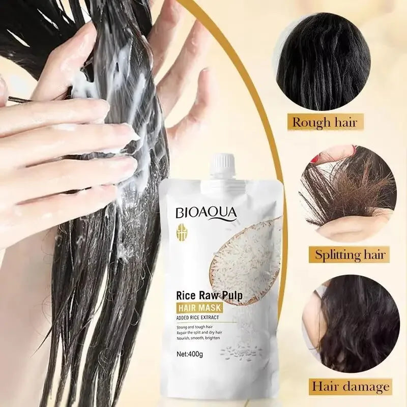 Rice Keratin Hair Mask – 5 Second Repair
