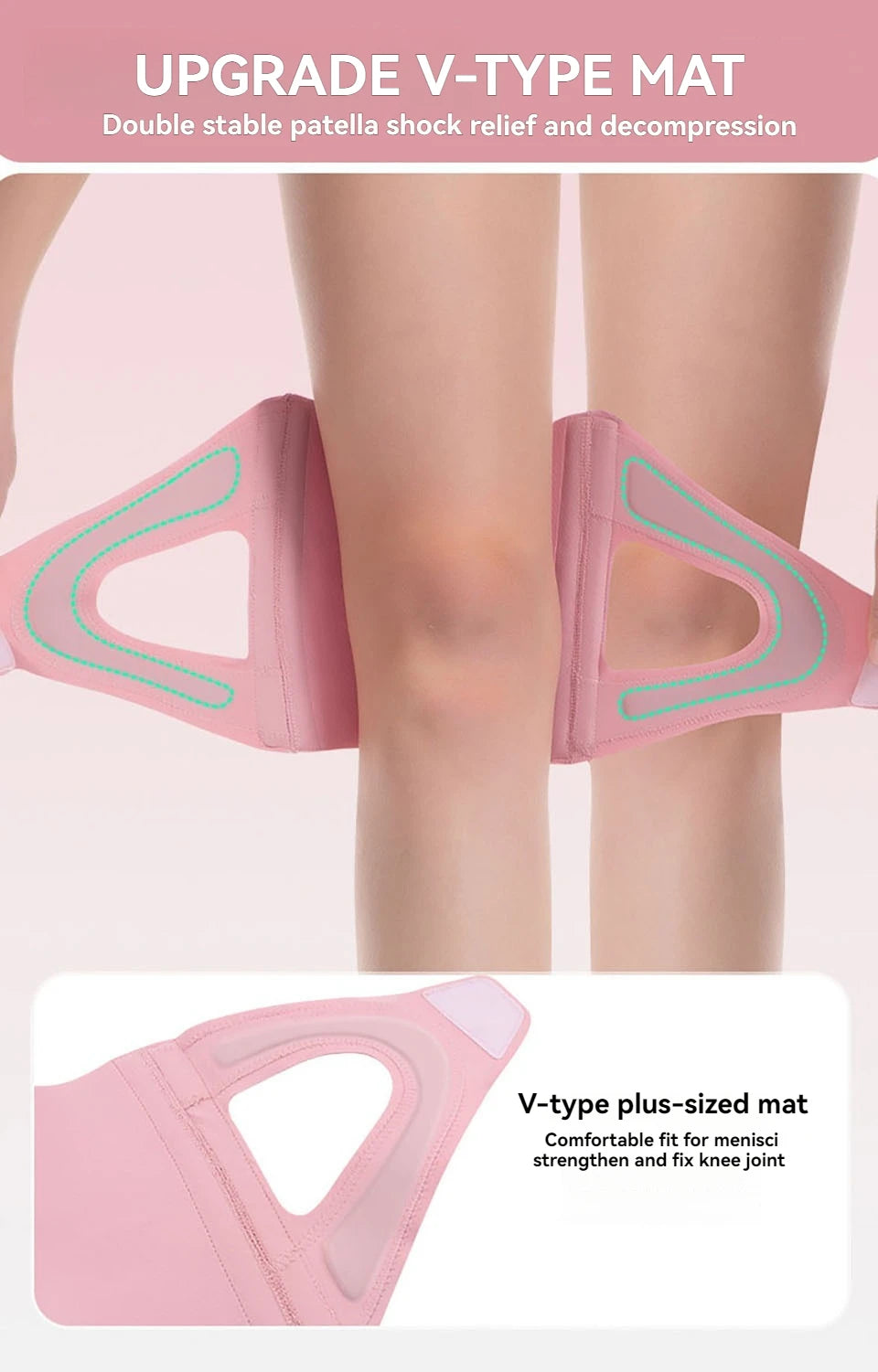 GTUBIKE 1PCS Thin Cross Sports Knee Brace Meniscus Protection Knee Support for Running Sports Non-Slip Compression Knee Sleeve