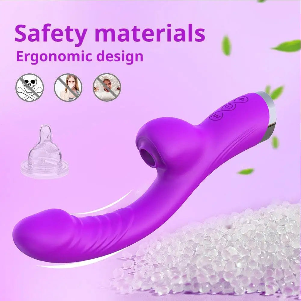 Vibrator For Women 2 In 1 Licking Machine Female G Spot Clitoral Stimulator Vibro Masturbator Goods Adult Women Sex Toys 18+