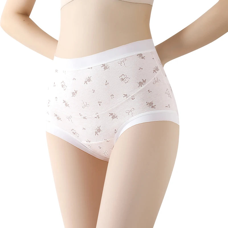 Postpartum Panties Breathable Women's Cotton Briefs Cartoon Intimate Clothes for Women Maternity Underwear Pregnant Panty Gifts