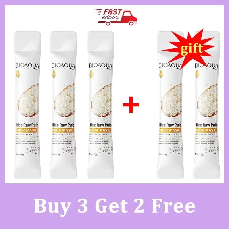 Rice Keratin Hair Mask – 5 Second Repair