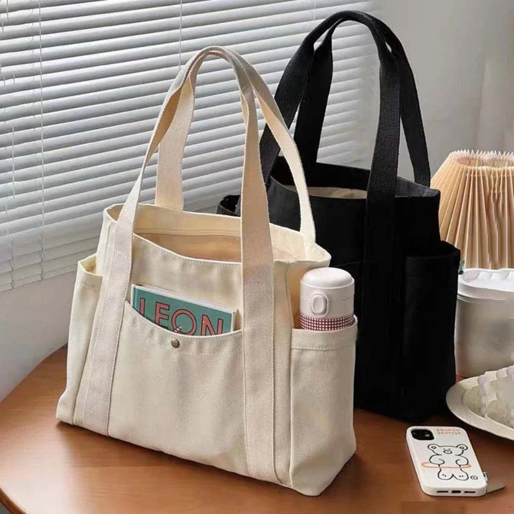=Women’s Casual Canvas Commuter Tote Bag