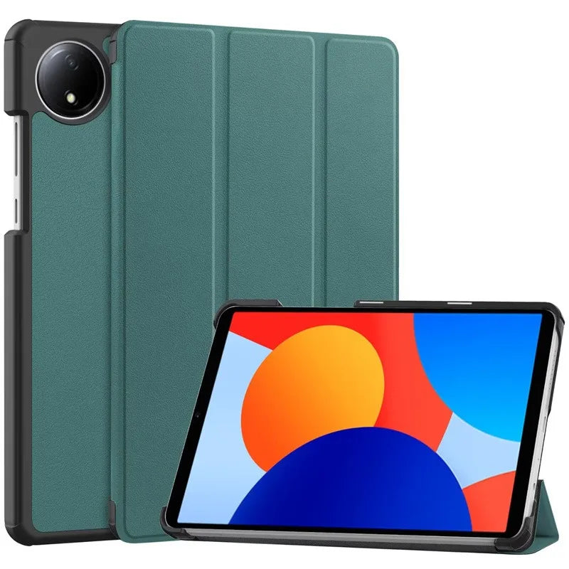 For Xiaomi Redmi Pad SE 8.7 Case 2024 New PU Leather Tri-folding Stand Tablet Cover Funda For redmi pad se 8.7 inch Smart case