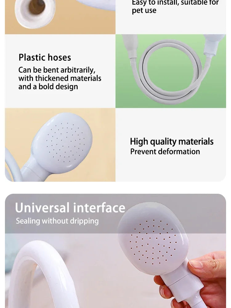 Faucet Extender External Showerhead Hair Wash Pet Bathing Multifunctional Portable Dormitory Simple Shower Nozzle