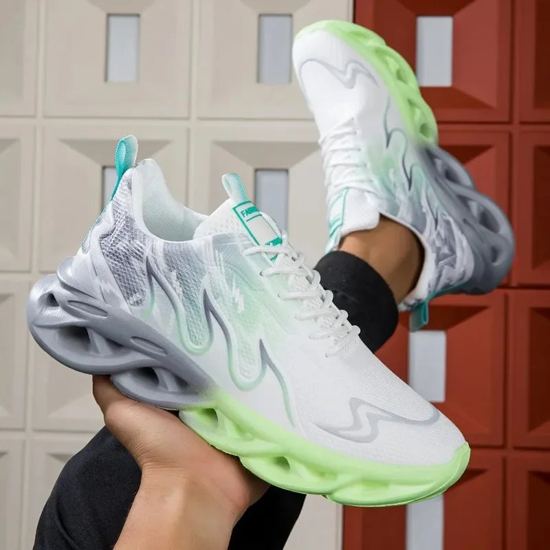 YRZL Running Shoes Men Women Sneakers Casual Sports Shoes Breathable Comfortable Tennis Shoes Woman Sneakers Size 36-45