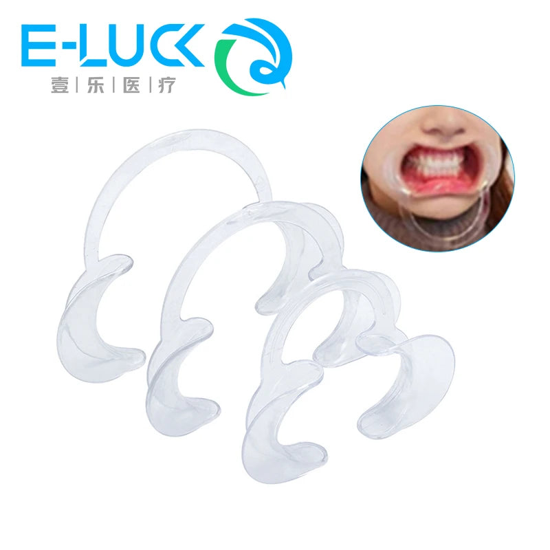 3pcs Dental C-shape Cheek Retractor Lip Mouth Opener Intraoral Dentist Orthodontic Tool For Tooth Whitening