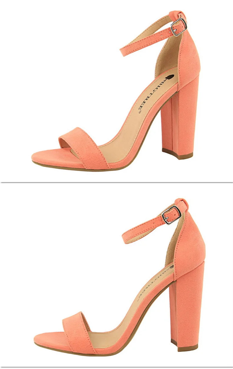 Summer Women’s Gladiator Block Heel Sandals