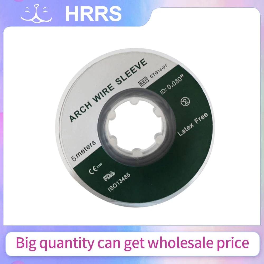 5m/Roll High Quality Dental Orthodontic Arch Wire Protect Sleeve