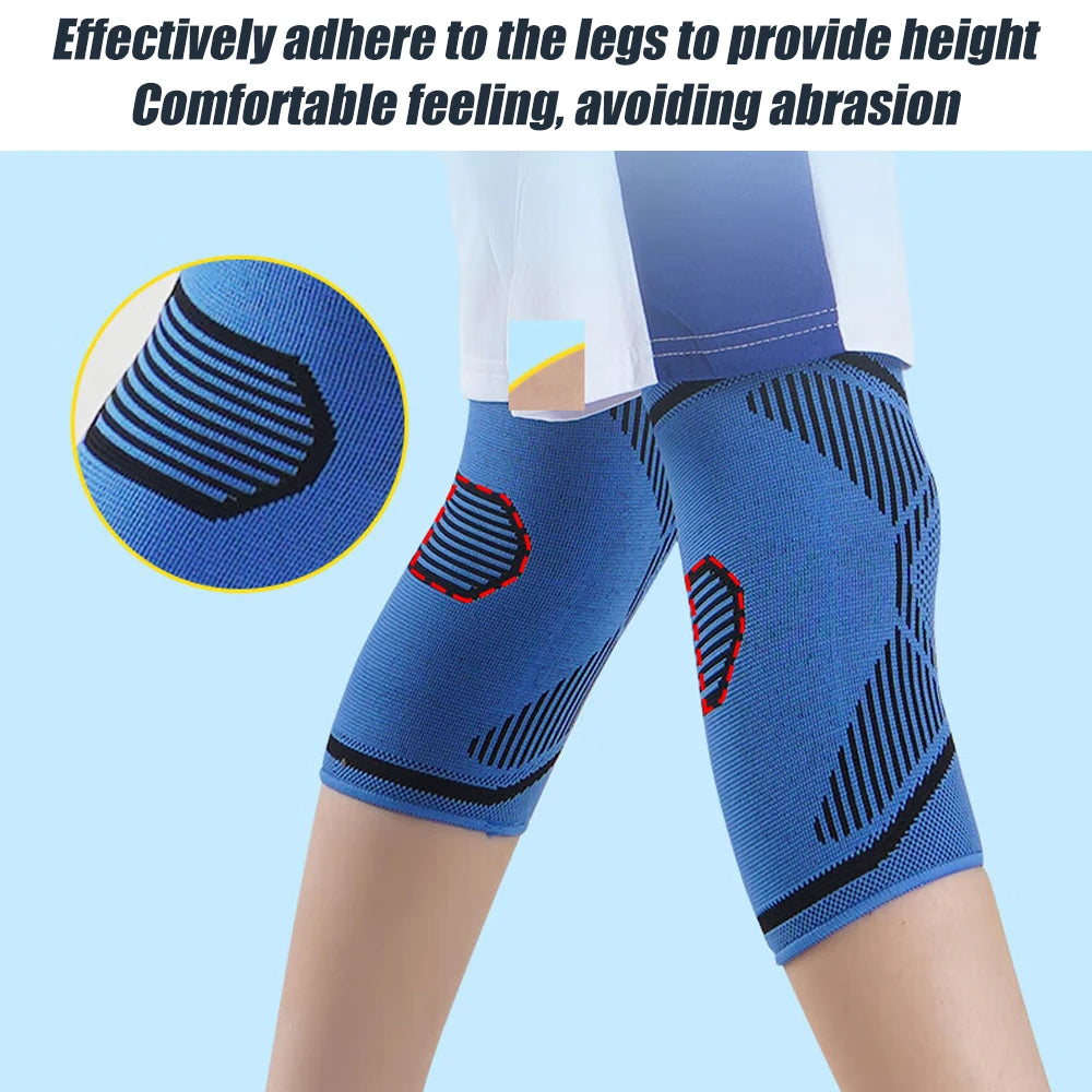 1 Pair Kids Knee Brace Sleeve, Youth Knee Compression Sleeve Children Knee Support Boys & Girls for Basketball Volleyball Sports