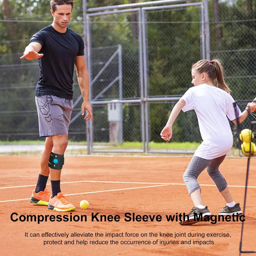 Magnetic Knee Pain Relief Brace Sports Knee Support Stabilizer Acupressure Therapy Knee Pads Knee Support for Knee Brace Fitness