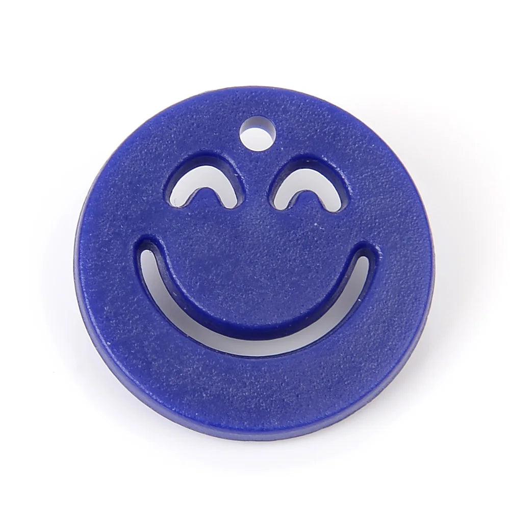 20pcs Acrylic Colorful Smile Pendants Accessories Charms Beads for Jewelry Making DIY Earrings Bracelets Necklaces Finding 20mm