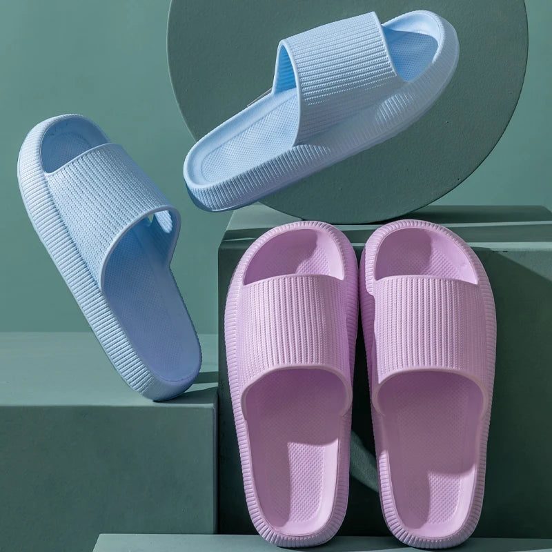 2023 summer slippers Home EVA cloud thick soles women's sandals indoor bathroom non-slip slide women's men's slippers slippers