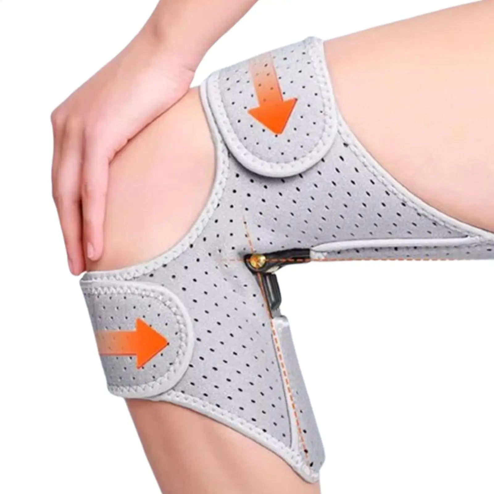Knee Assistive Device Knee Powerful Brace Joint Support Booster Adjustable Patella Pad Wrap Breathable For Walking Sports Legs