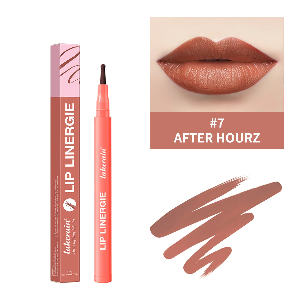 8 Colors Lip Lingerie Lip Liner Long Lasting Waterproof Stain Transfer Proof Smudge Resistant Color No Bleed Formula Cosmetics