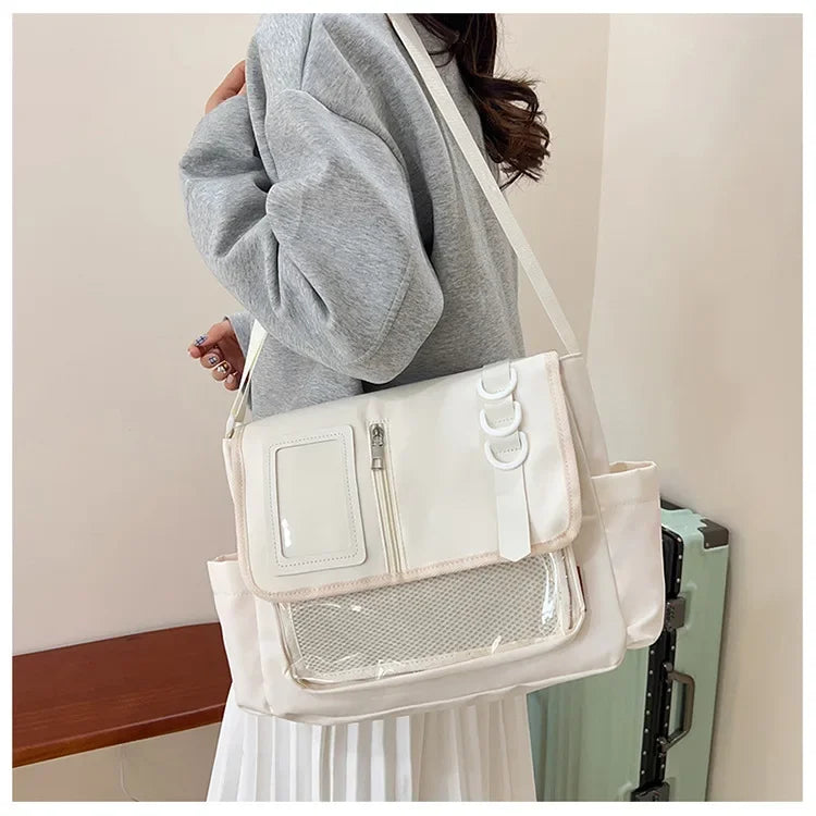 Y2K Fashion Transparent Ita Bag Backpack Style