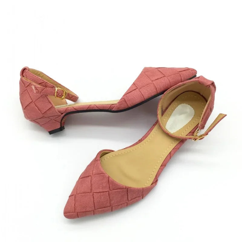 Women’s Vintage Pointed Toe D’Orsay Flats Shoes