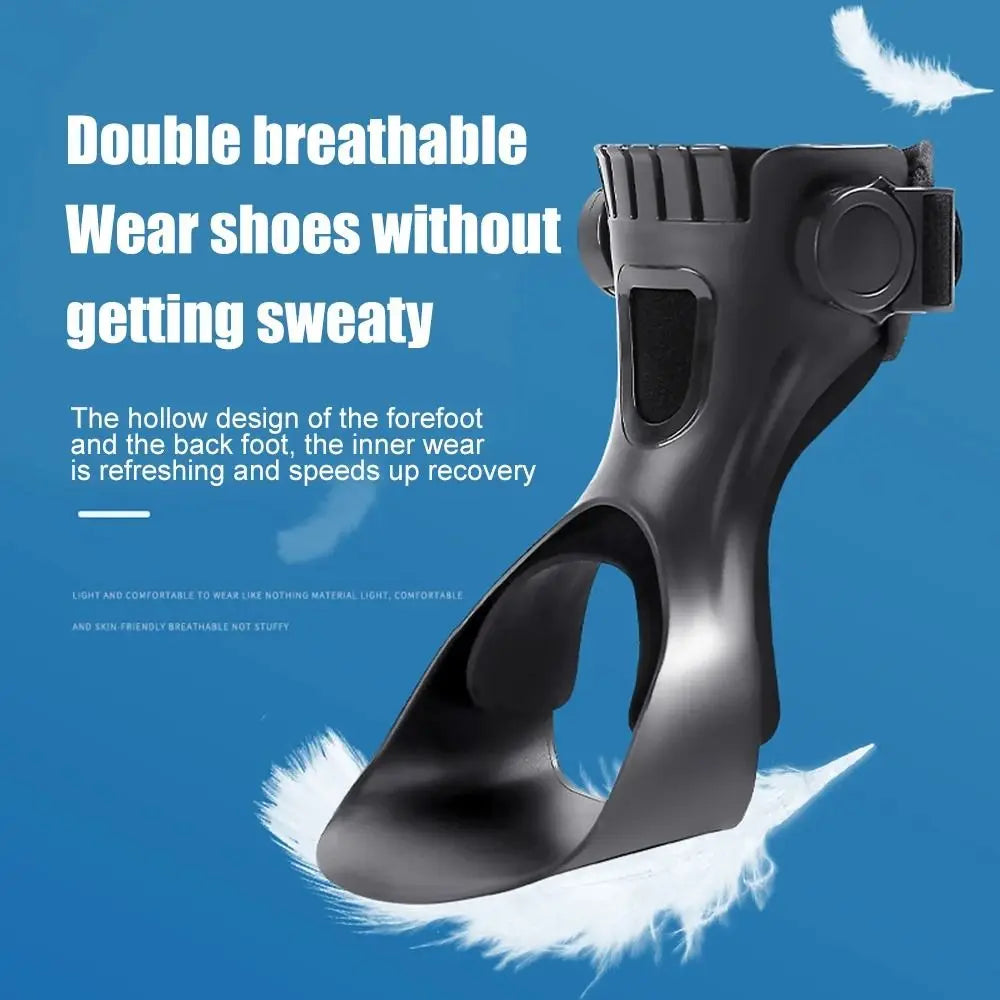 Knob Adjustment Plantar Fasciitis Splint Brace Buckle Airbag Dorsal Drop Foot Orthopedic Brace Comfortable Skin-friendly