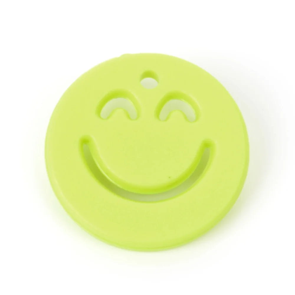 20pcs Acrylic Colorful Smile Pendants Accessories Charms Beads for Jewelry Making DIY Earrings Bracelets Necklaces Finding 20mm