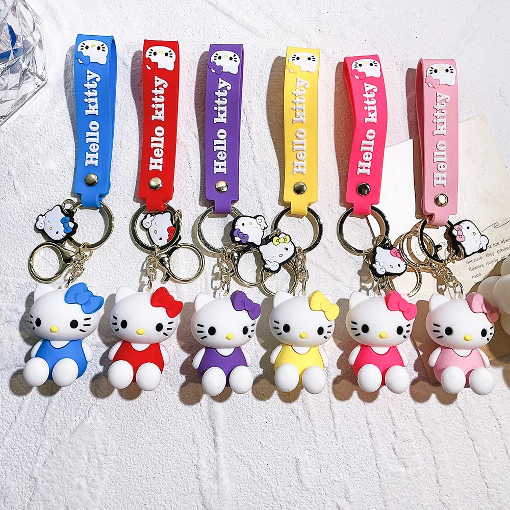 Cute Capybara Animal Keychains For Creative Car Keychain Cartoon Capibala Pendant Women Doll Keyring Charm Holiday Gifts Jewelry