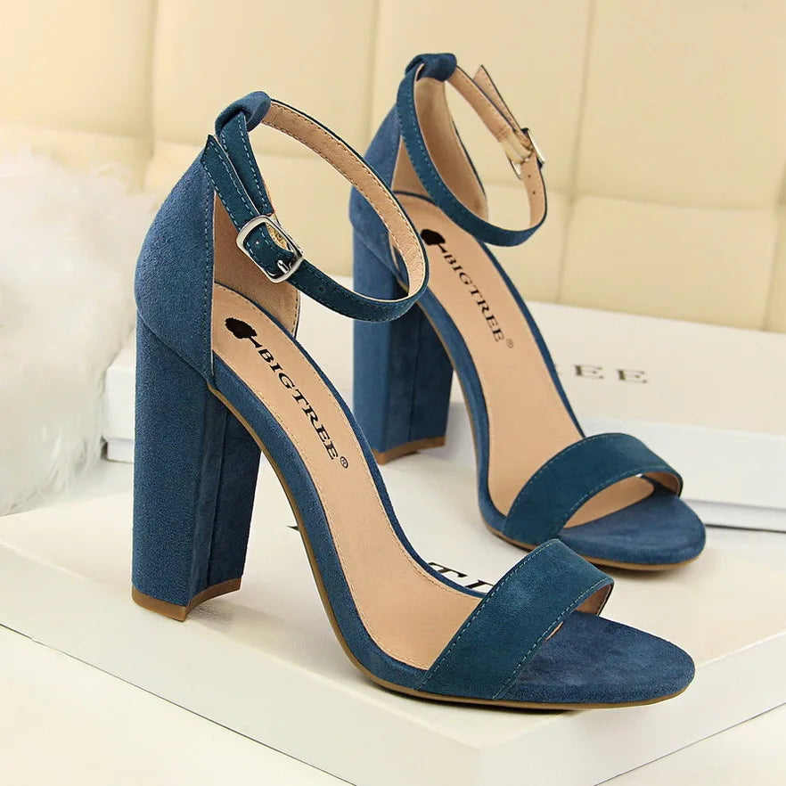 Summer Women’s Gladiator Block Heel Sandals