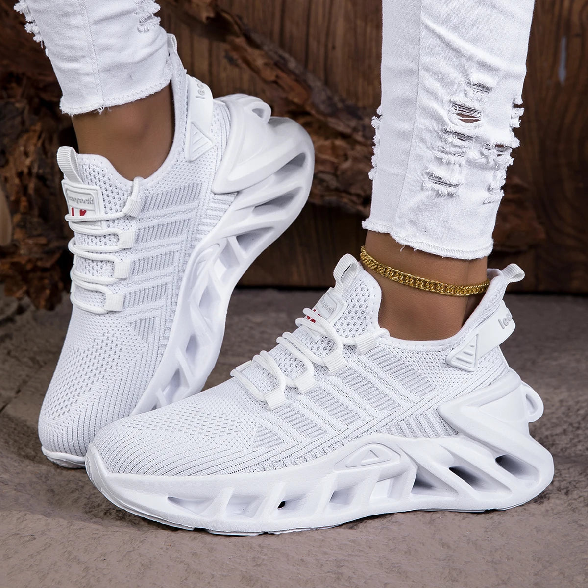 YRZL Running Shoes Men Women Sneakers Casual Sports Shoes Breathable Comfortable Tennis Shoes Woman Sneakers Size 36-45