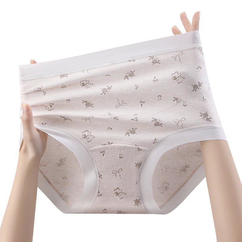 Postpartum Panties Breathable Women's Cotton Briefs Cartoon Intimate Clothes for Women Maternity Underwear Pregnant Panty Gifts