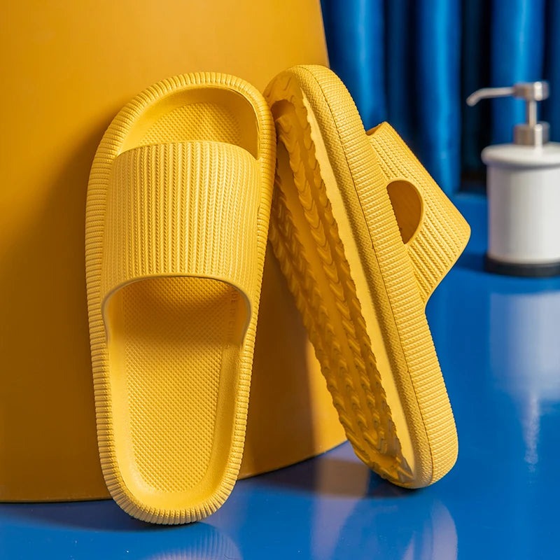 2023 summer slippers Home EVA cloud thick soles women's sandals indoor bathroom non-slip slide women's men's slippers slippers