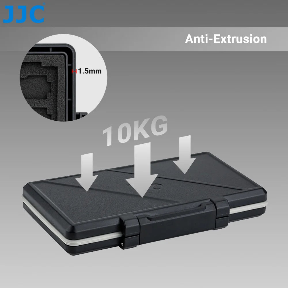 JJC CFexpress Type A Case Waterproof SD Memory Card Case Holder Box for Sony A1 A7RV A7IV A7SIII A9III FX3 FX6 FX30 Card Holder