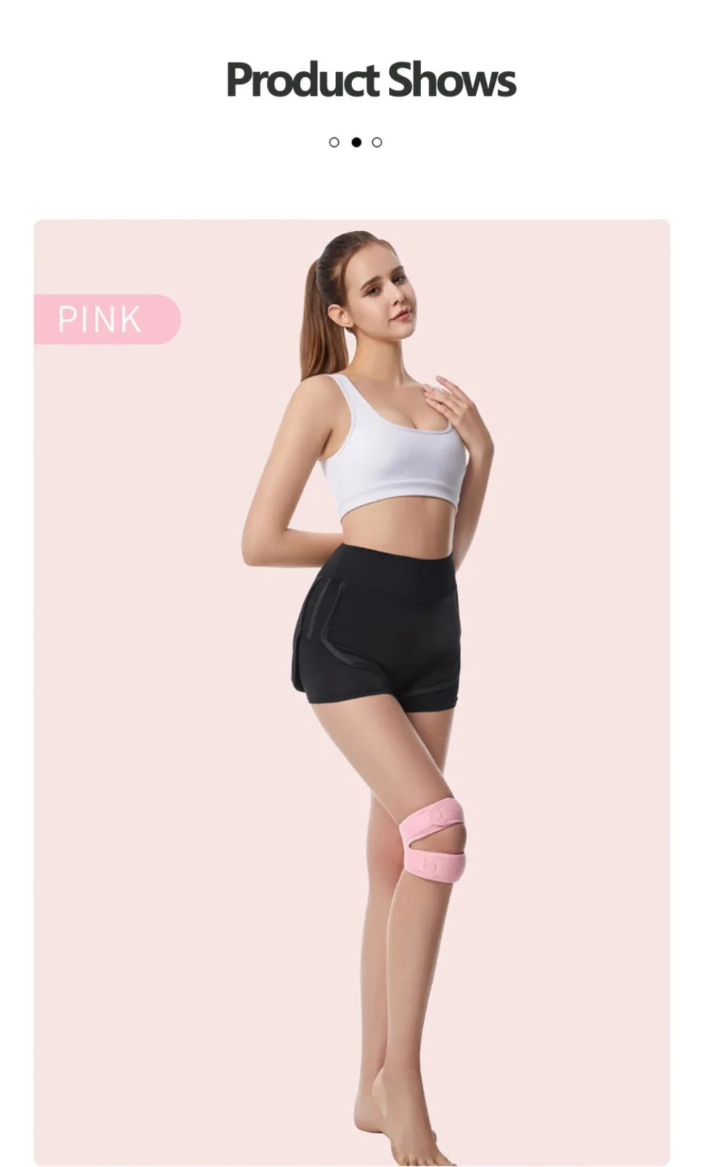 1/2Pcs Adjustable Sports Kneepad Double Patellar Knee Patella Tendon Support Strap Brace Pad ProtectorOpen Knee Wrap Strap Band