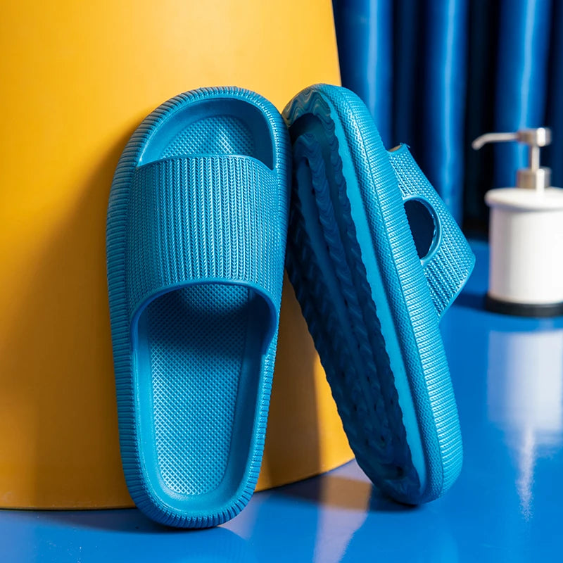 2023 summer slippers Home EVA cloud thick soles women's sandals indoor bathroom non-slip slide women's men's slippers slippers