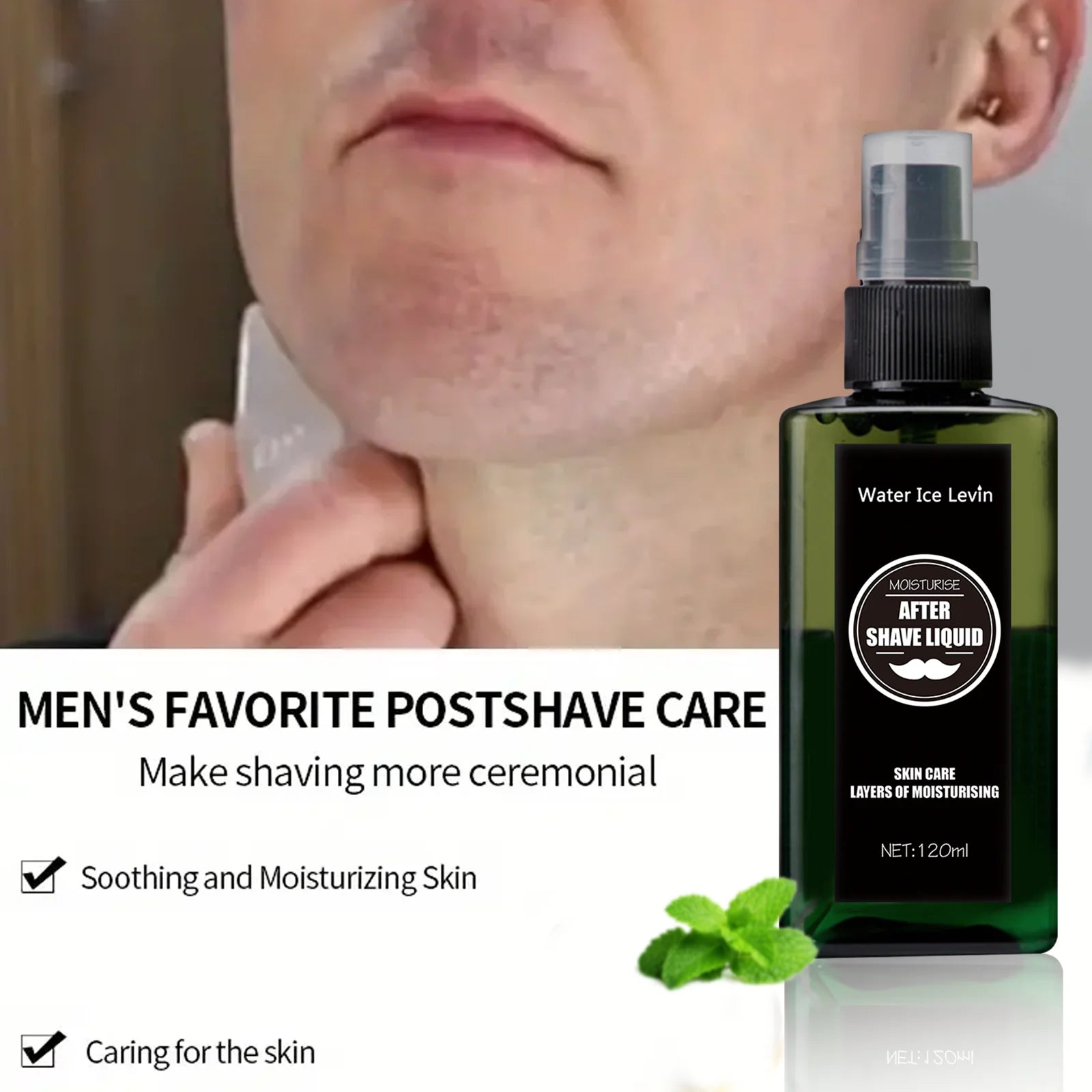 After shaving repair lotion prevent ingrown hair treatment smooth body skin reduce dark spots redness eliminate acne essence