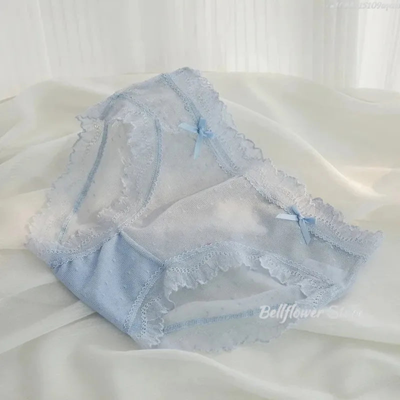 Women Underwear Panty Sexy Lace Pantiesr Girl Hollow Out Comfort Briefs Low Waist Seamless Underpants Female Calzones Para Mujer