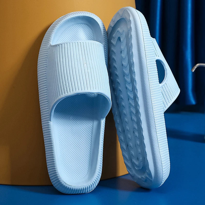 2023 summer slippers Home EVA cloud thick soles women's sandals indoor bathroom non-slip slide women's men's slippers slippers