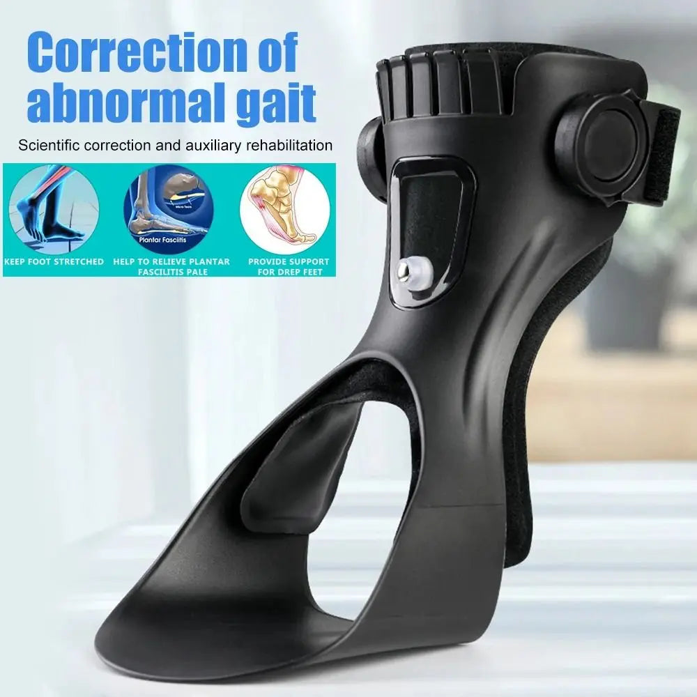 Knob Adjustment Plantar Fasciitis Splint Brace Buckle Airbag Dorsal Drop Foot Orthopedic Brace Comfortable Skin-friendly