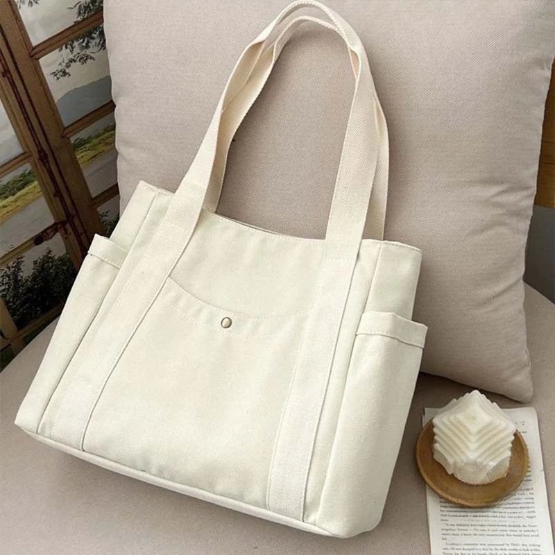 =Women’s Casual Canvas Commuter Tote Bag