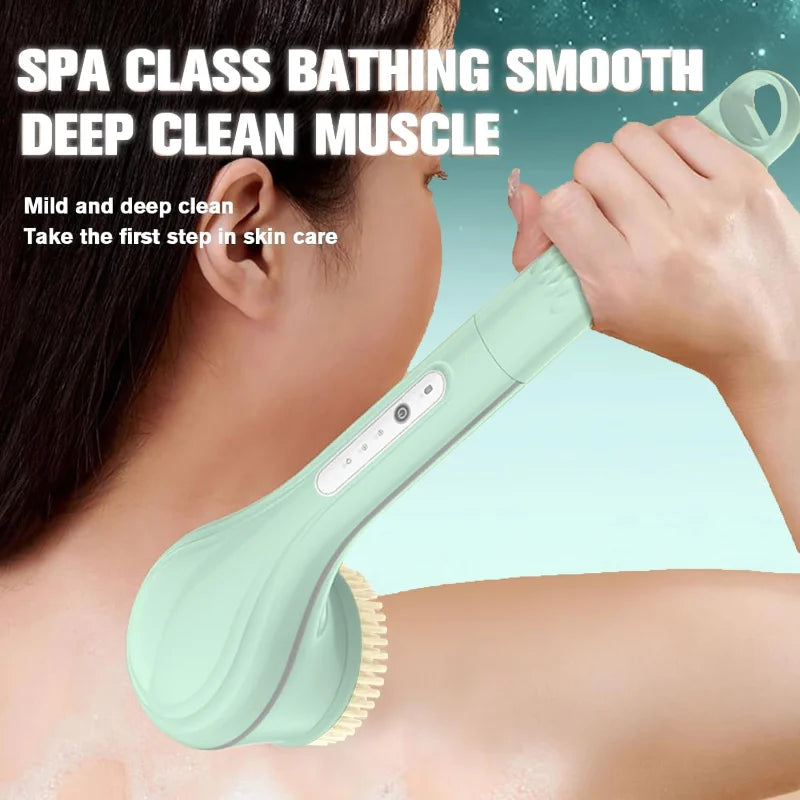 Electric Bath Brush with 6 Attachments