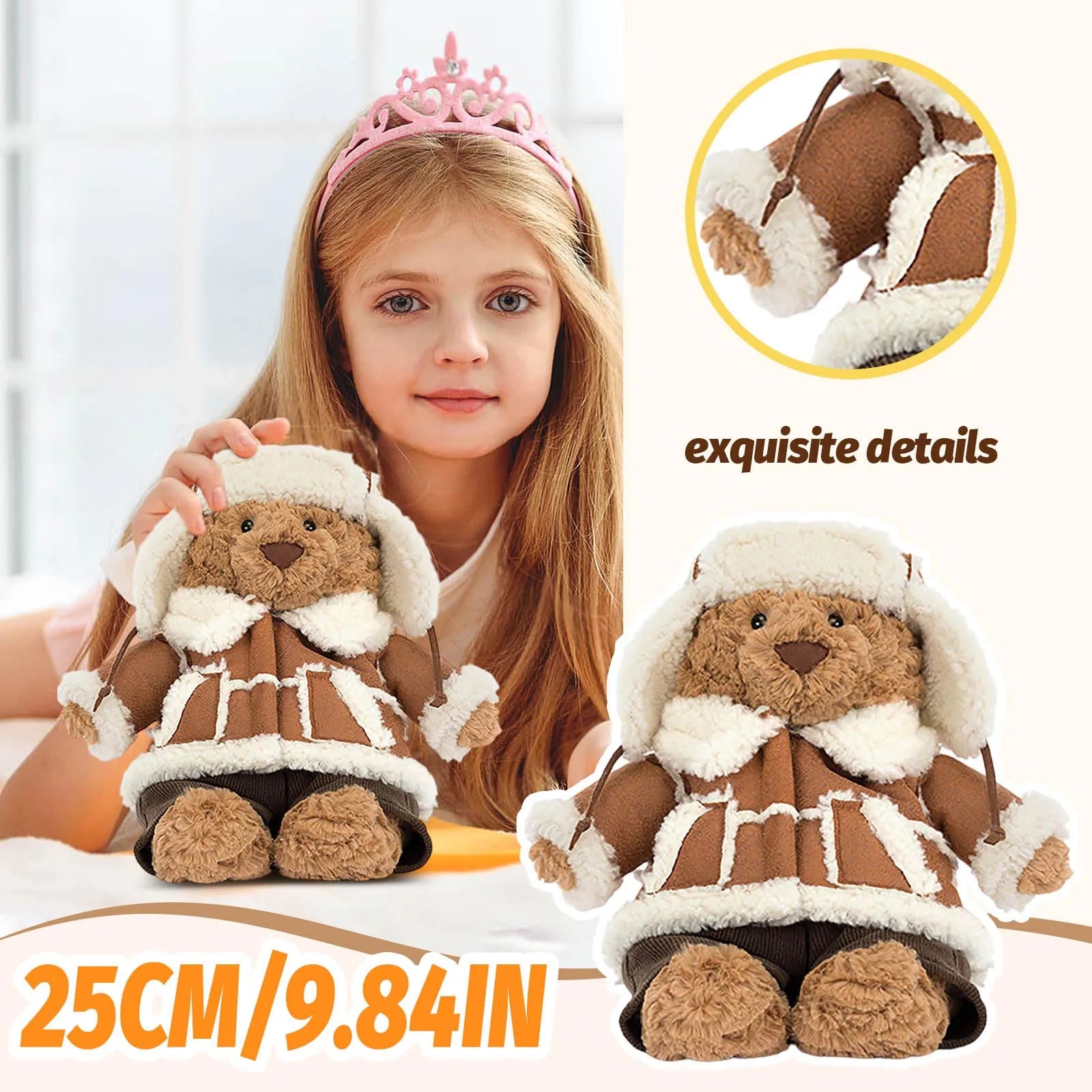Trending Products！ 9.84in Plush Toys, Cute And Perfect Birthday Gifts For Friends And Classmates, Graduation Gifts