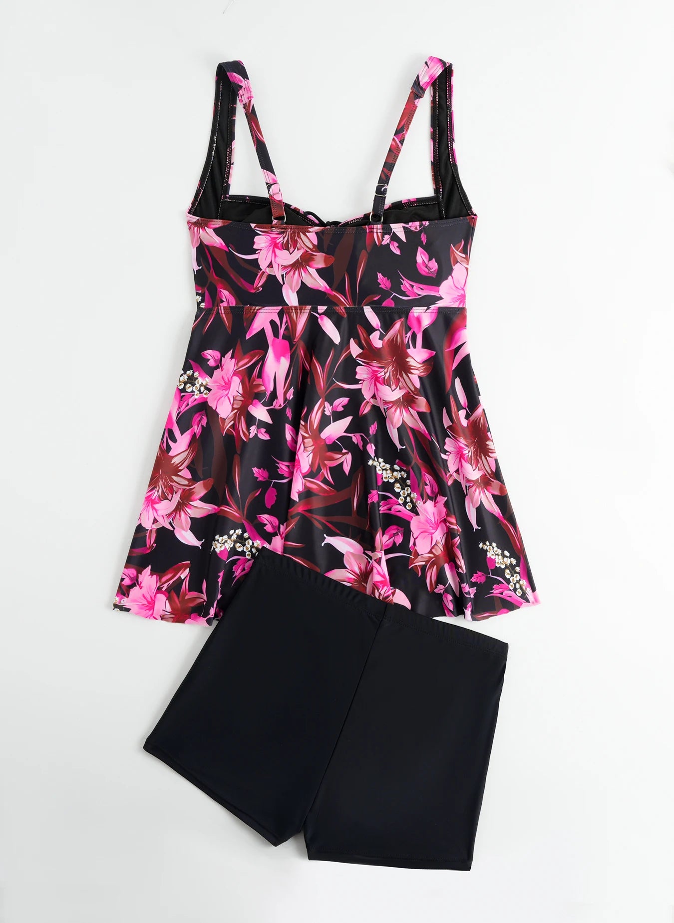 Tankini Set 2026 Two Pieces Swimsuit Women Beach Dress Printed Swimwear Female Bathers Bathing Swimming Swim Suit Beachwear XXL