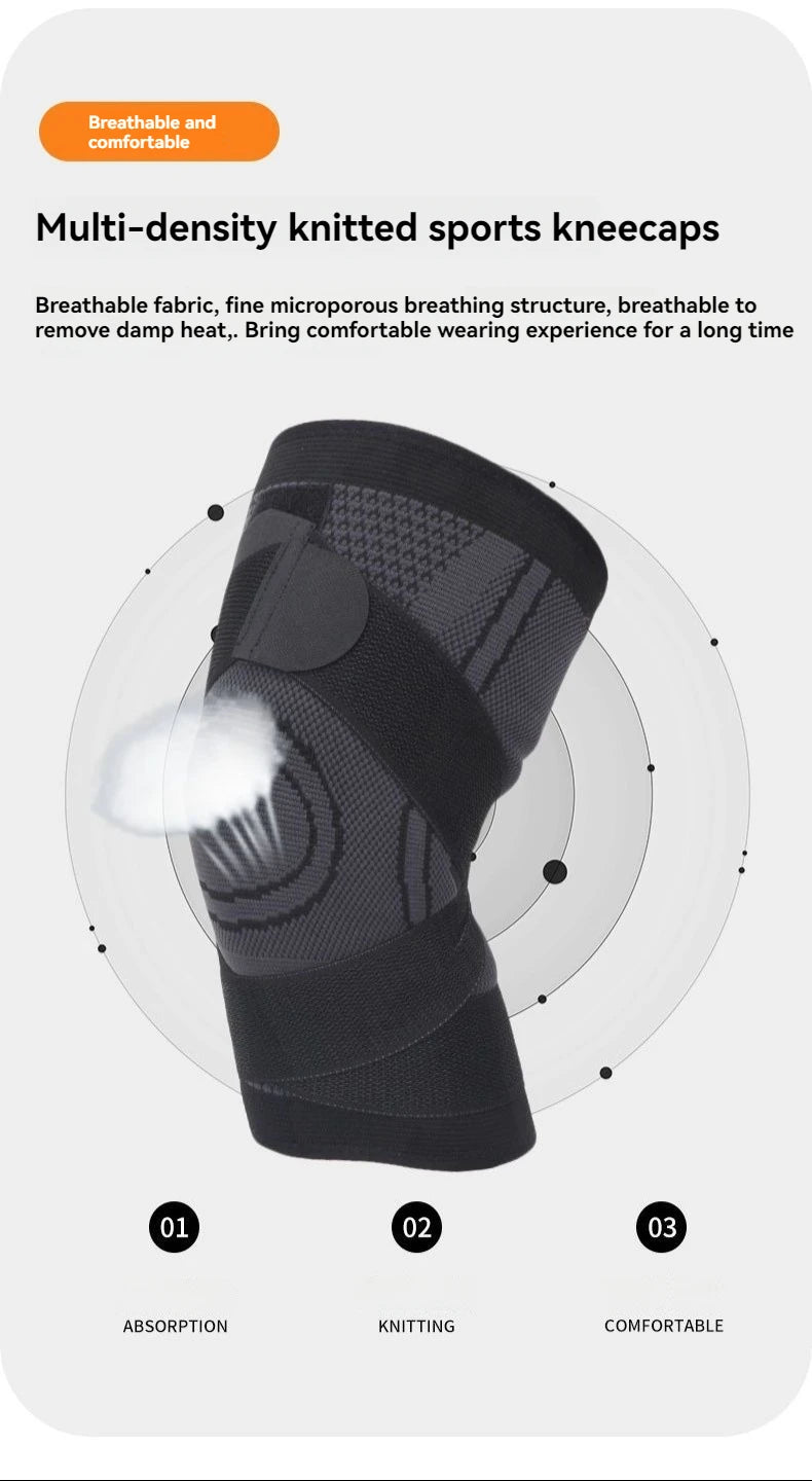 1pc Breathable Compression Knee Brace For Sports, AndJoint Support - High Elastic Knee Pad Protector For Fitness,Weightlifting