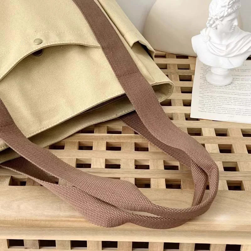 =Women’s Casual Canvas Commuter Tote Bag