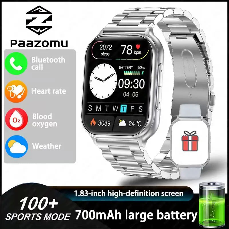 Bluetooth Call Fitness Smart Watch (2026 Model)