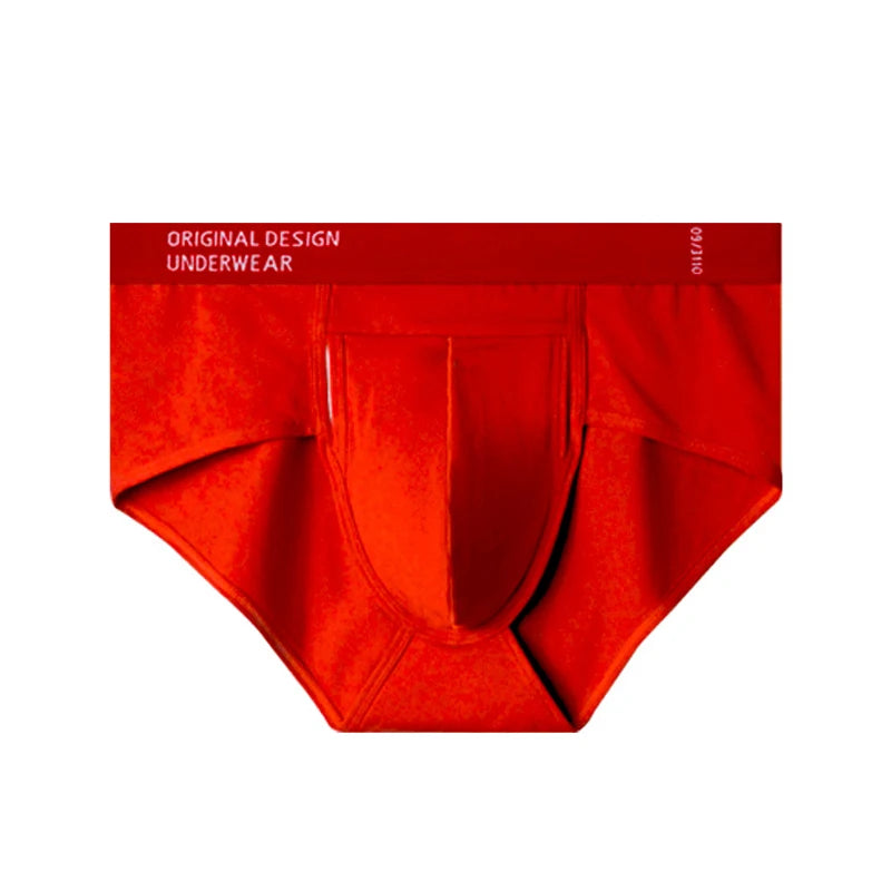 Men's Cotton Briefs High Quality Comfortable Underpants Breathable Soft Underwear Male Large Size U Bulge Pouch Panties Cueca