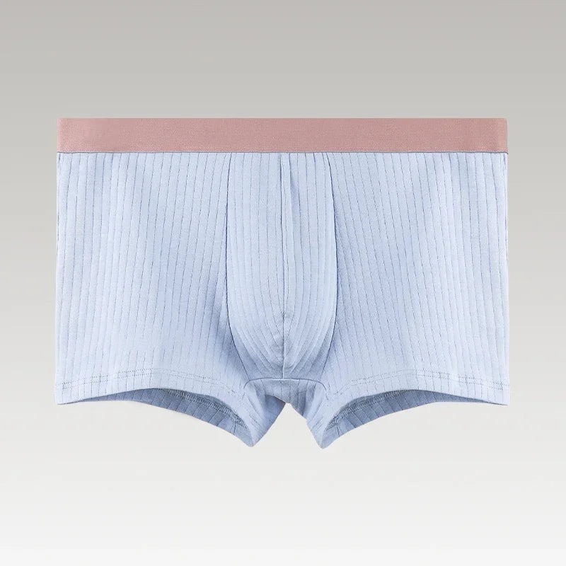 3PC Men's underwear Men's antibacterial cotton boxers summer thin plus size shorts breathable boys sports boxers head