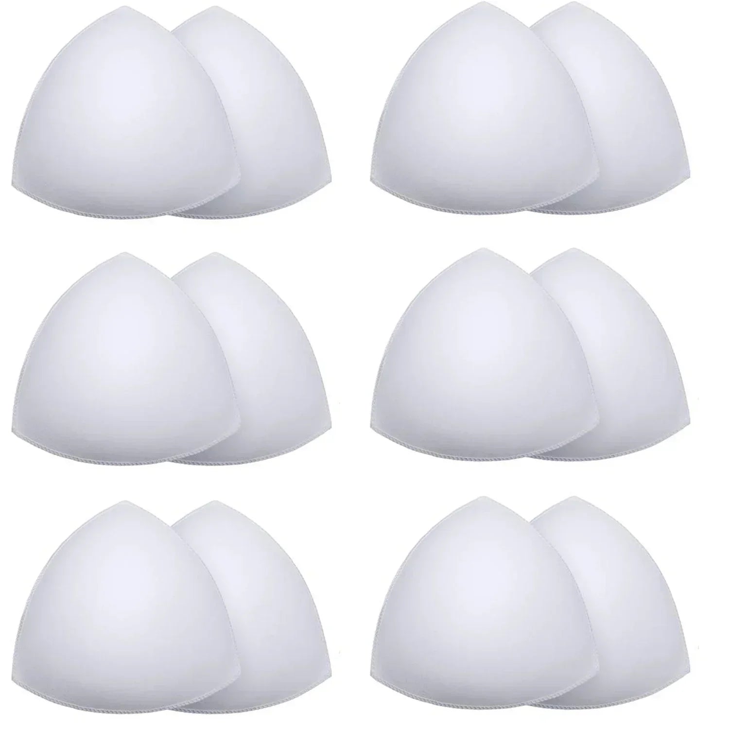 2025 Triangle Sponge Push Up Bra Pads Set for Women Invisible Insert Swimsuit Bikini Breast Enhancers Chest Cup Pads Accessories