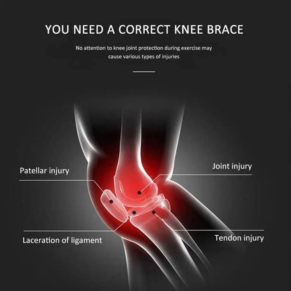 Magnetic Knee Pain Relief Brace Sports Knee Support Stabilizer Acupressure Therapy Knee Pads Knee Support for Knee Brace Fitness